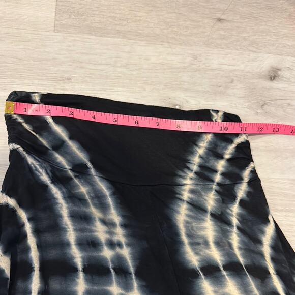 Mono B NWOT Black/ Tan/ dark green Maxi Skirt - Picture 5 of 7